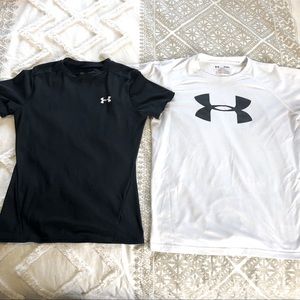 Two Under Armour Heat Gear T-Shirts
